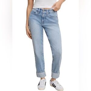 Good American The weekender petite high rise jeans Size 2/26 NWT